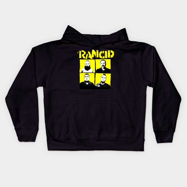 Rancid 6 Kids Hoodie by artbyclivekolin